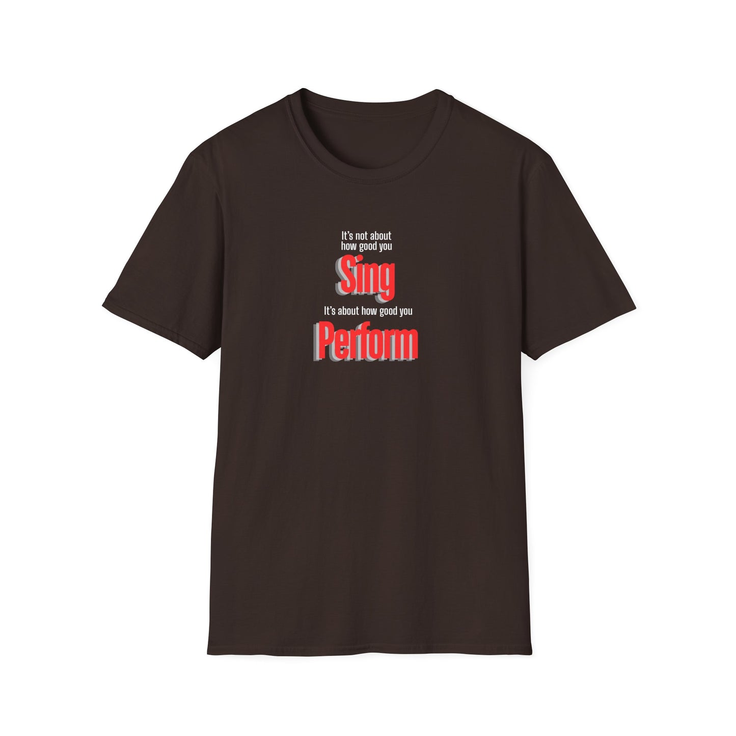 Performer Unisex Softstyle T-Shirt - Perfect for Singers, Musicians, Concerts, Gifts, Casual Wear