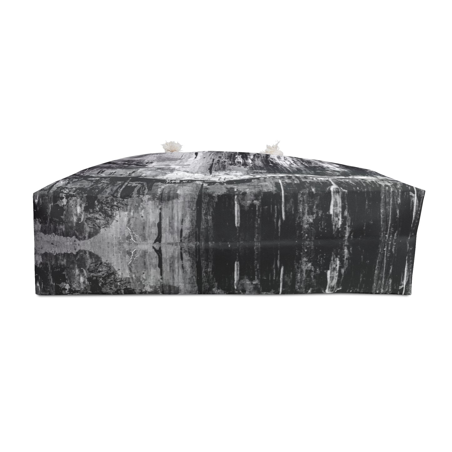 Abstract Monochrome Weekender Bag — Black & White Urban Texture Tote