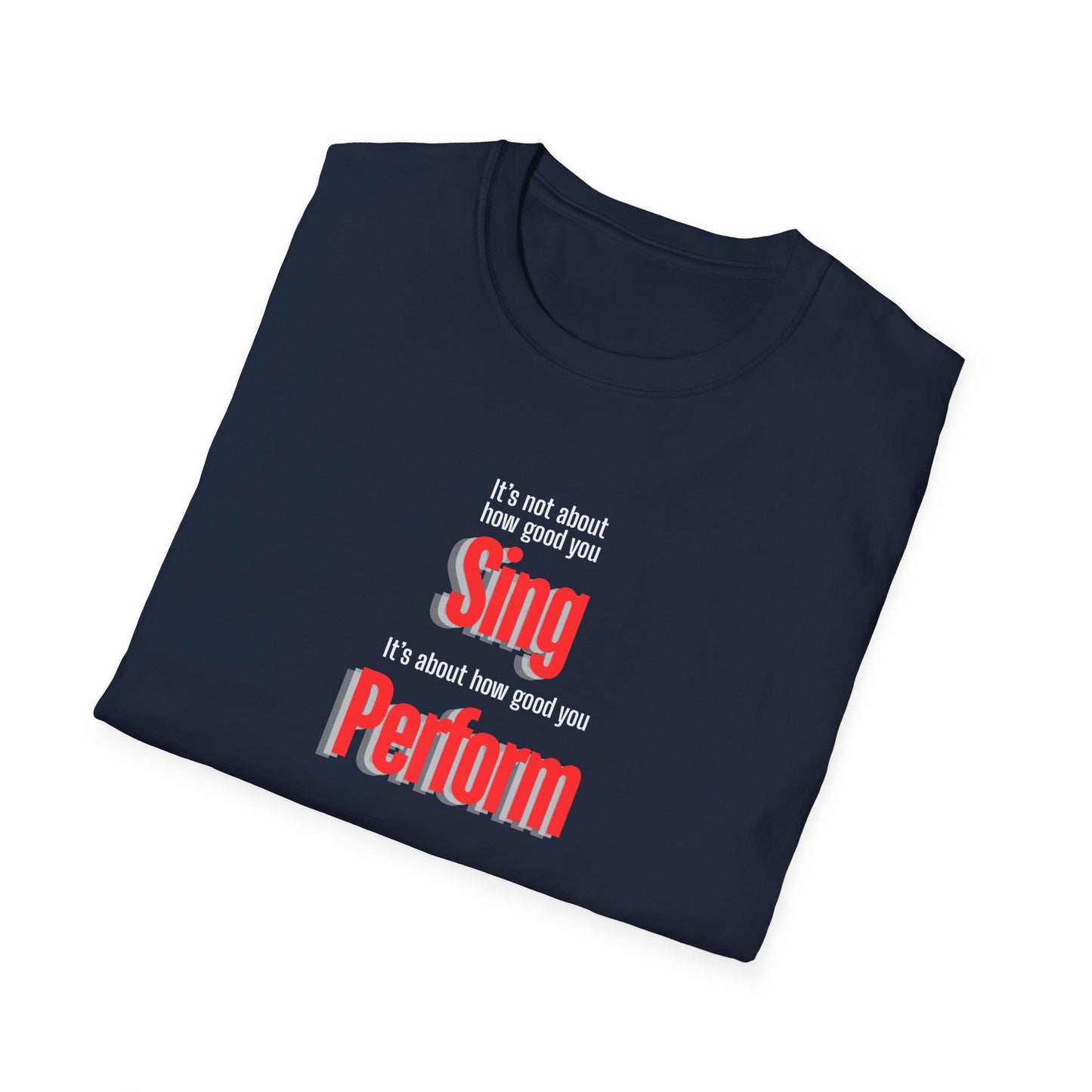 Performer Unisex Softstyle T-Shirt - Perfect for Singers, Musicians, Concerts, Gifts, Casual Wear