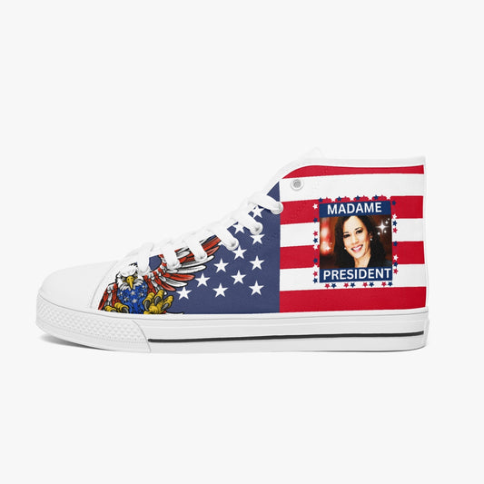 Madame President High-Top Canvas Shoes