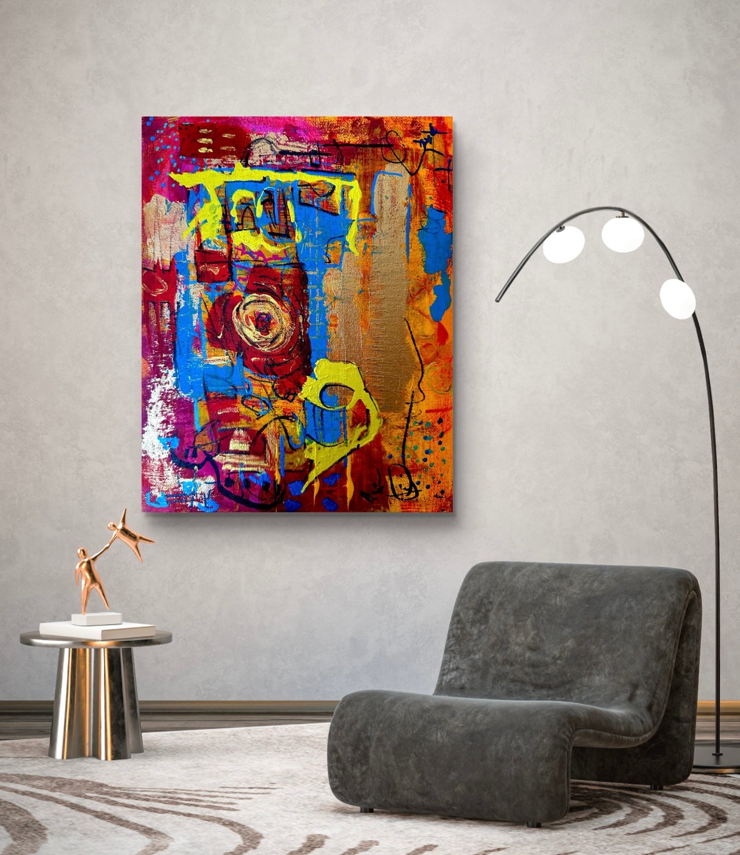 ROSE OF FIRE - Fine Art Painting