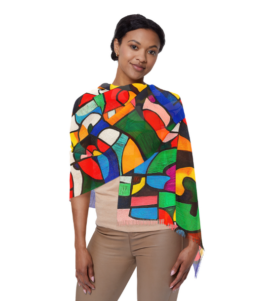 Escapade of Color Light Scarf