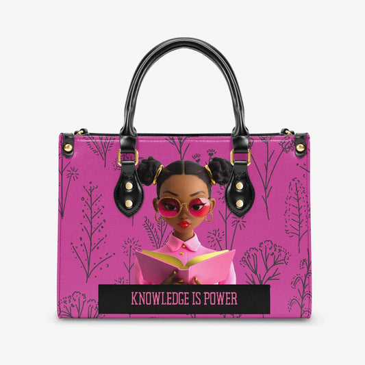 Knowledge is Power Pink Tote Bag