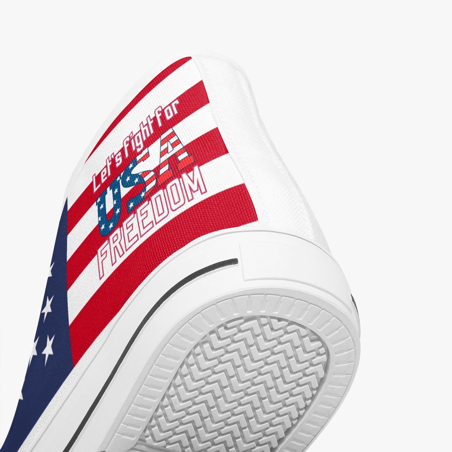 Madame President High-Top Canvas Shoes