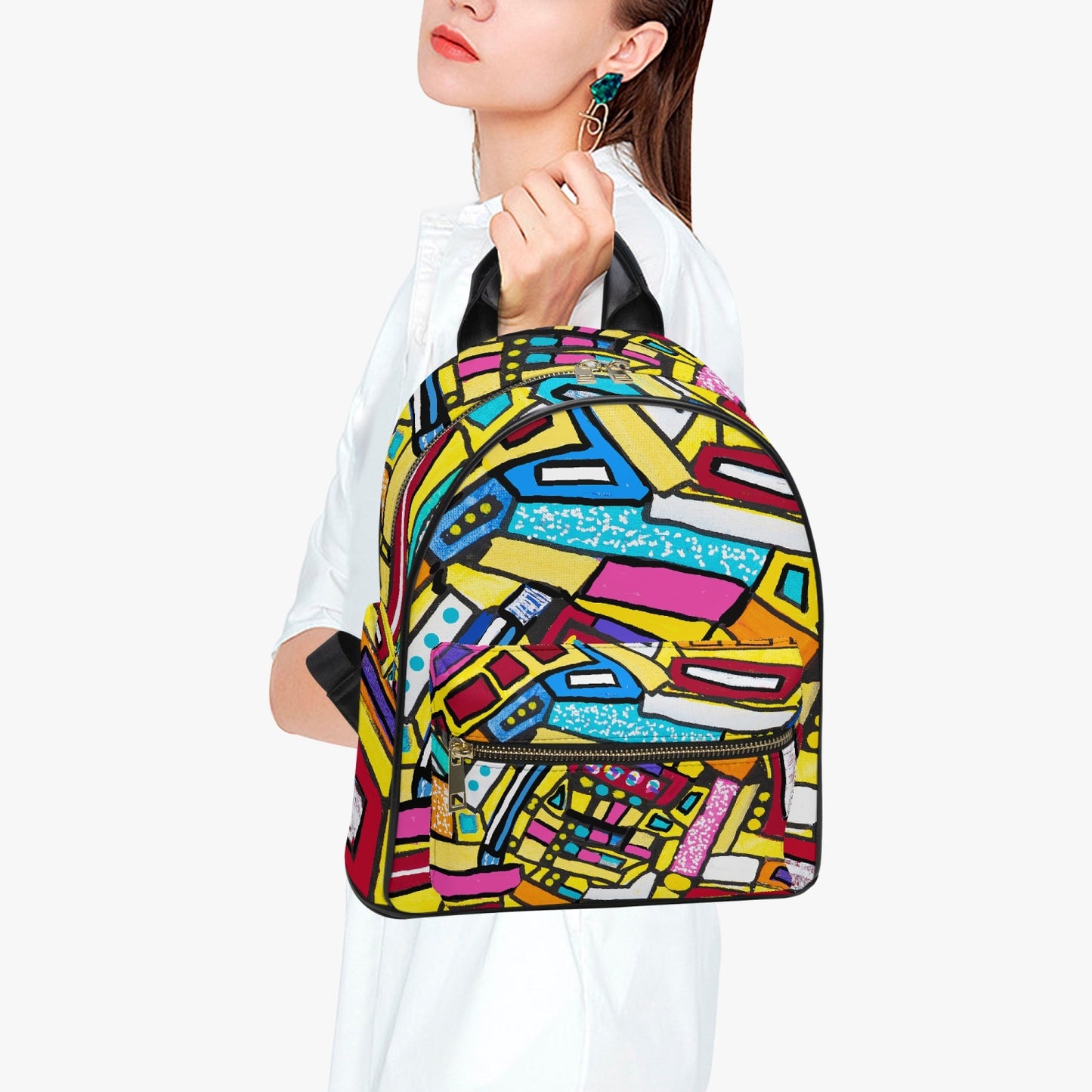 In All Directions PU Backpack