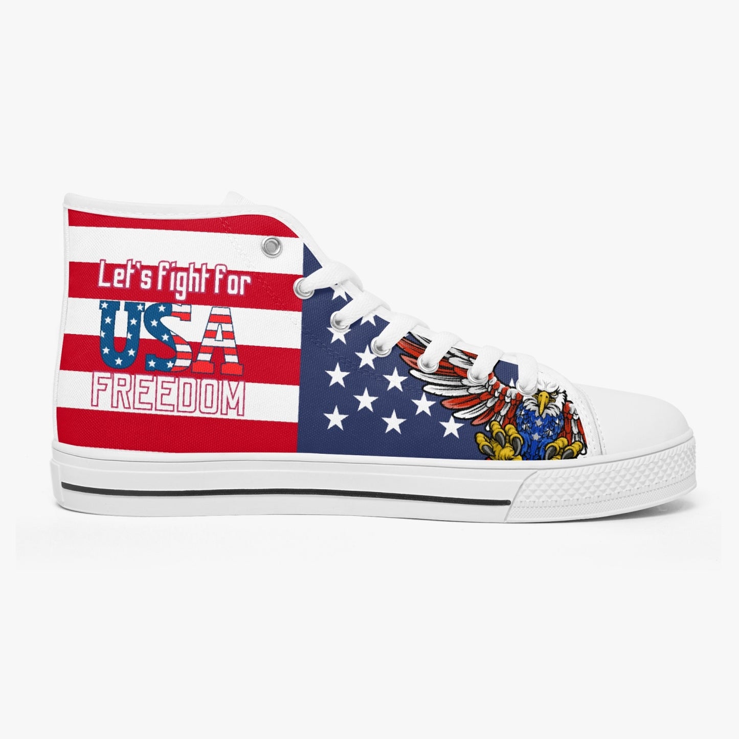 Madame President High-Top Canvas Shoes