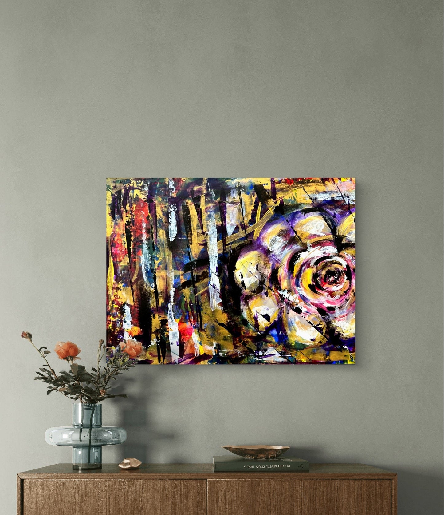 Distinguish Flower Fine Art Painting