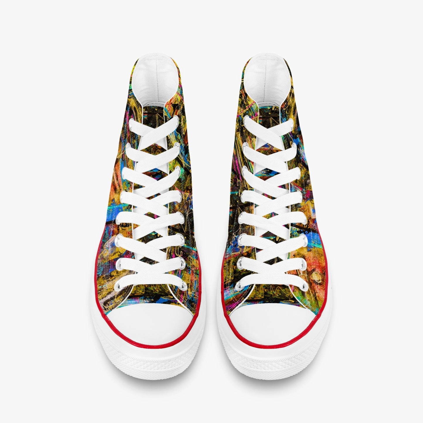 High-Top Canvas Shoes