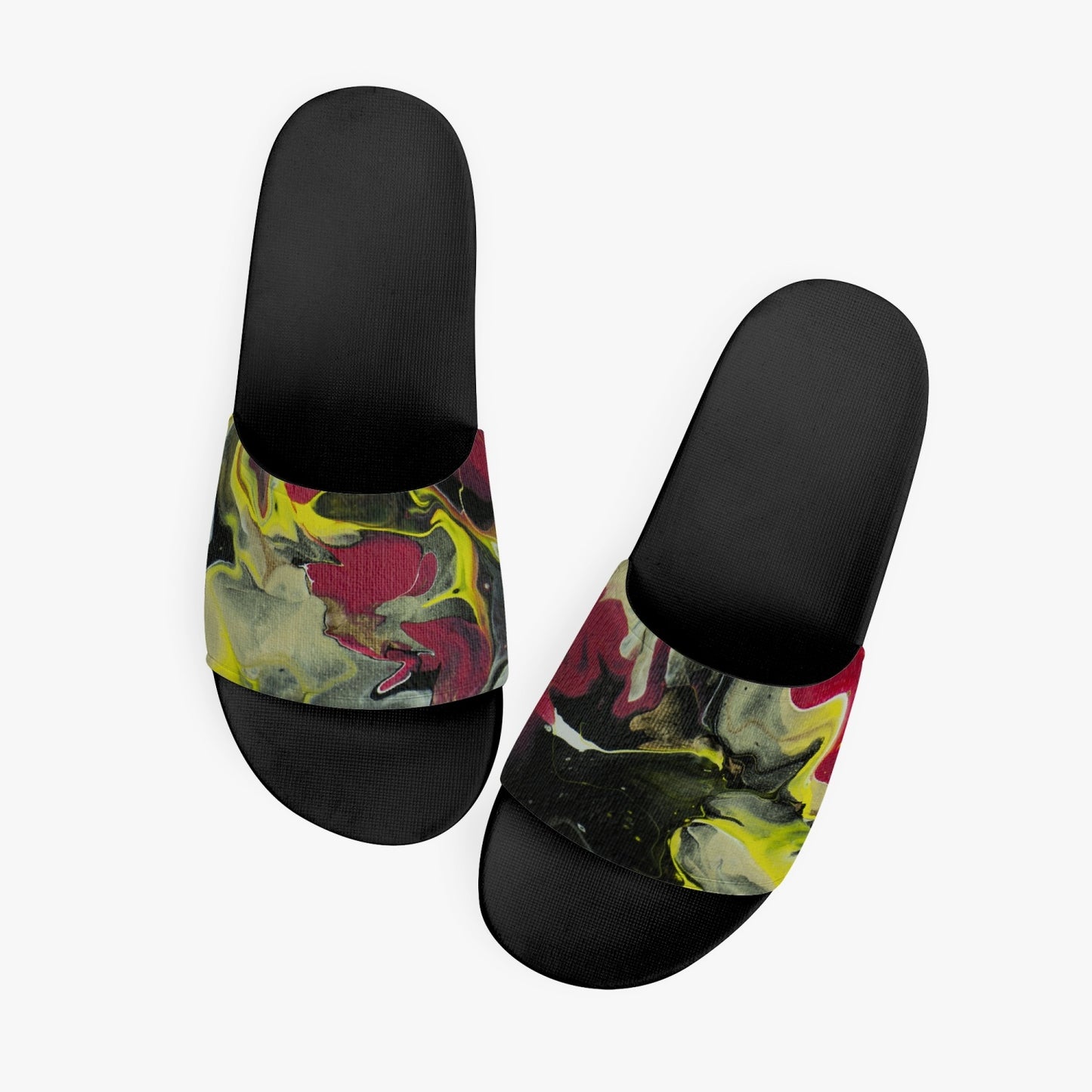 Abstract Paint Pouring Casual Sandals