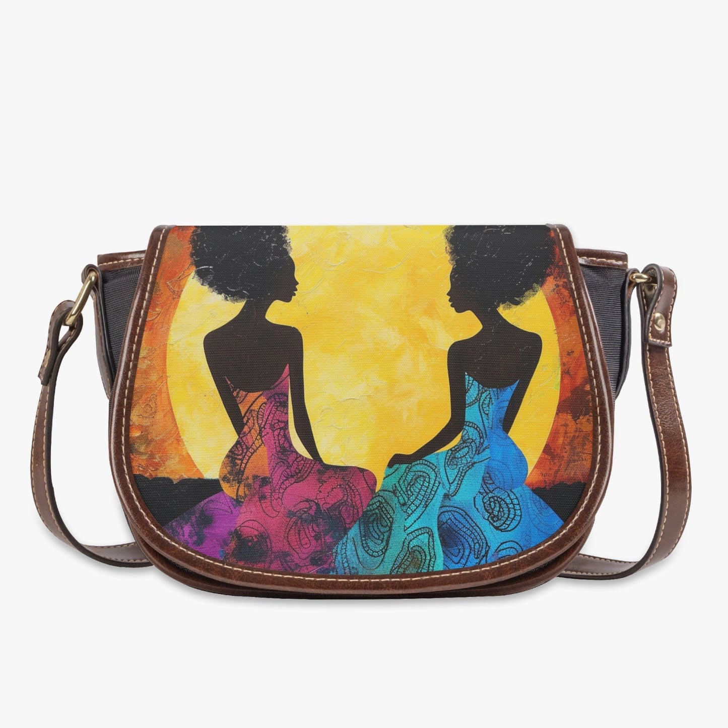 Sisterhood Sunny Day  Flap Saddle Bag