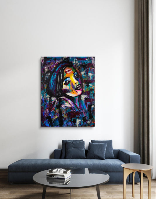 Moon Girl - Fine Art Painting