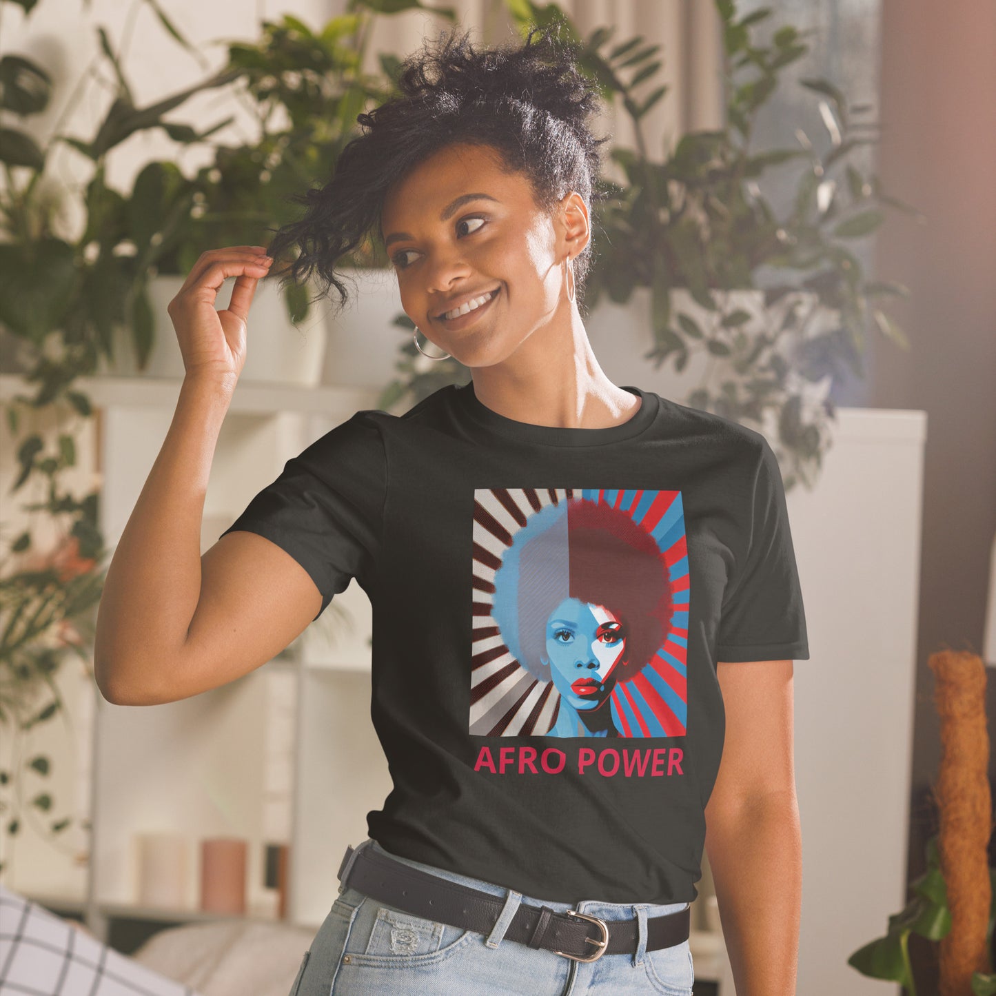 Afro Power/Retro - T Shirt