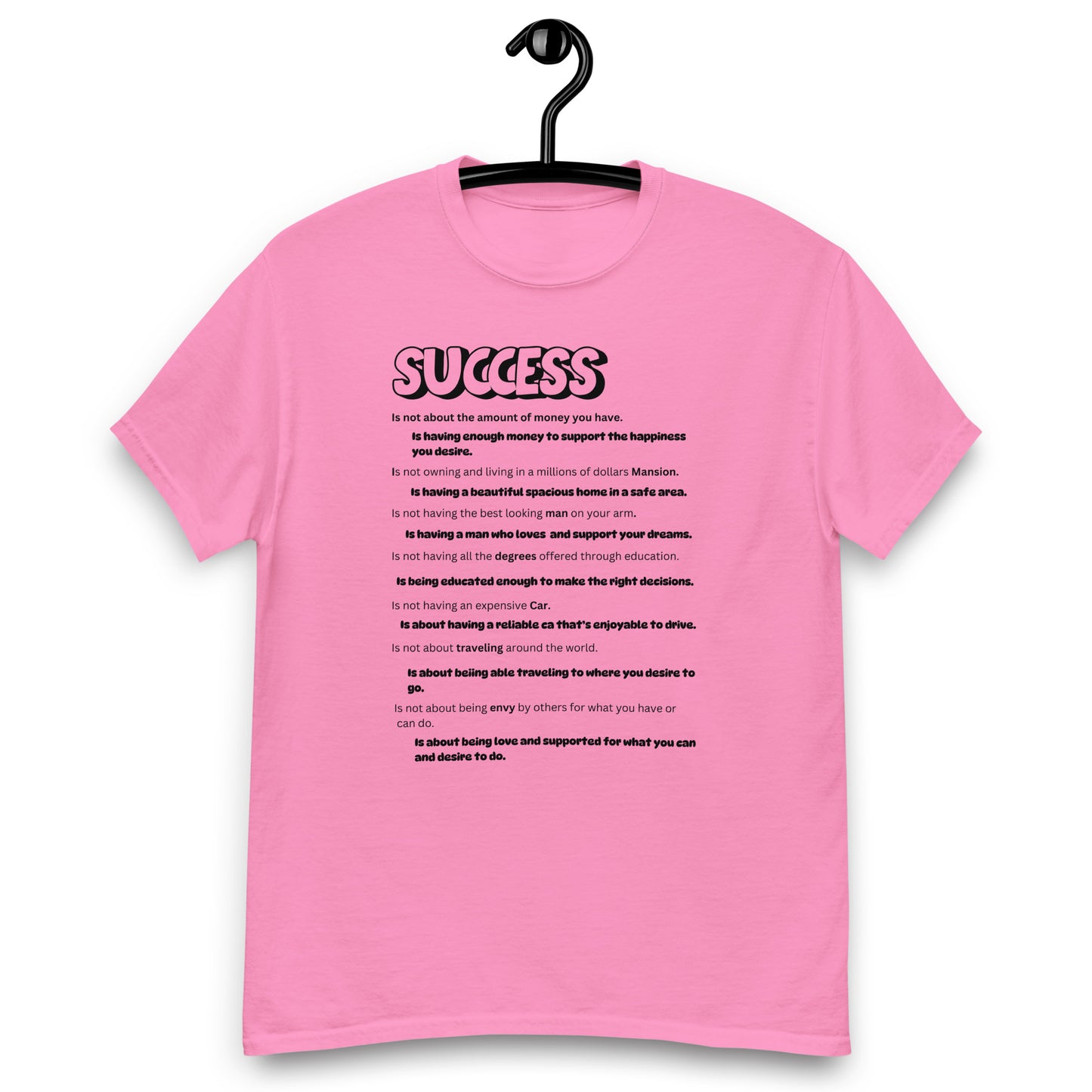 Success Blk Unisex Classic Tee