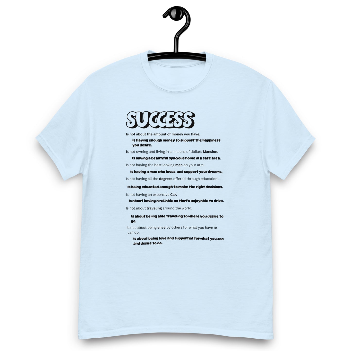 Success Blk Unisex Classic Tee