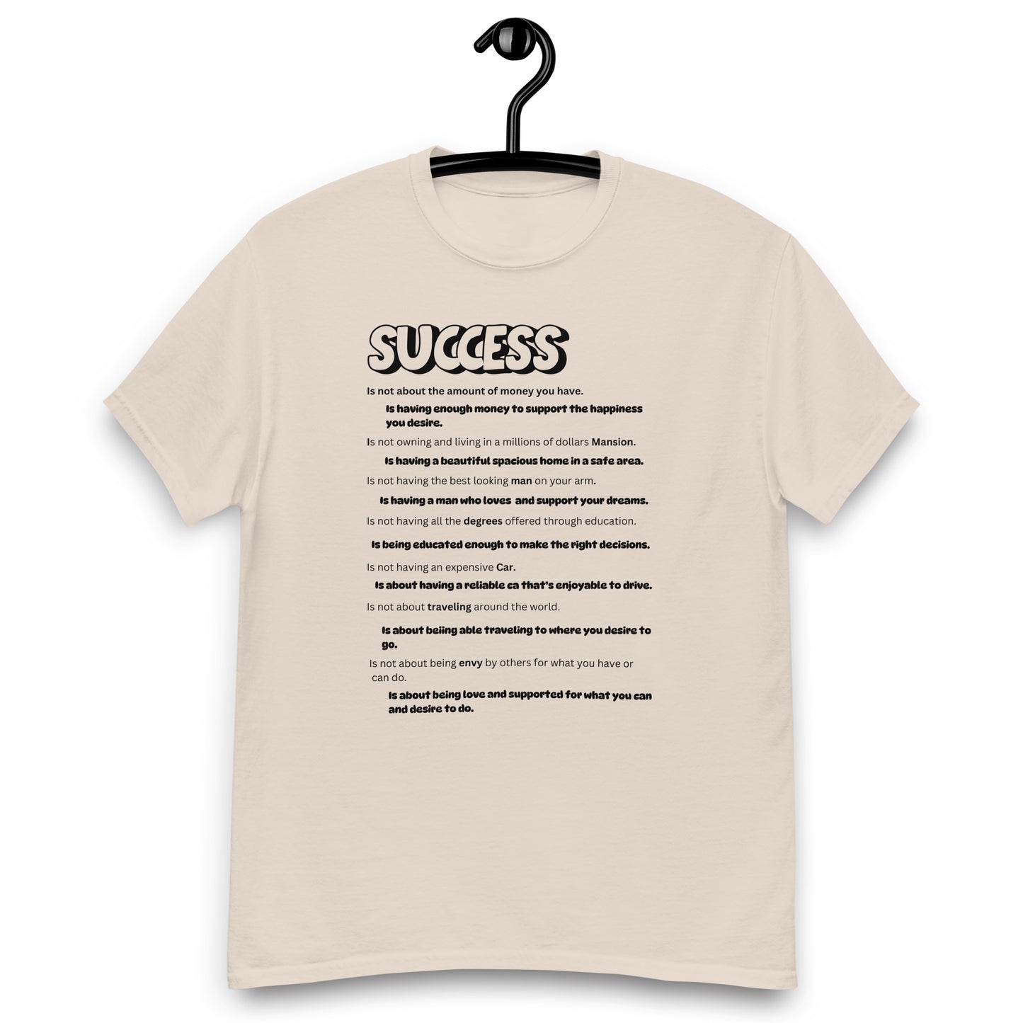 Success Blk Unisex Classic Tee