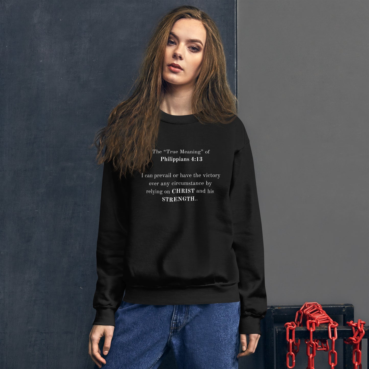 Phil4:13Wh- Sweatshirt