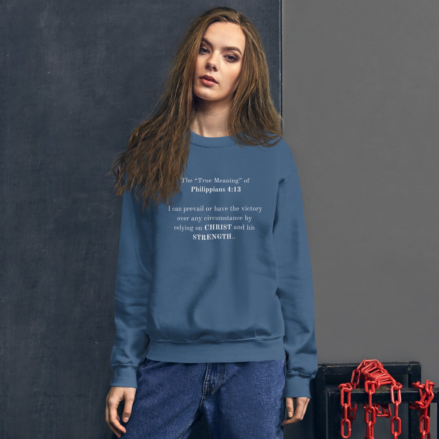 Phil4:13Wh- Sweatshirt