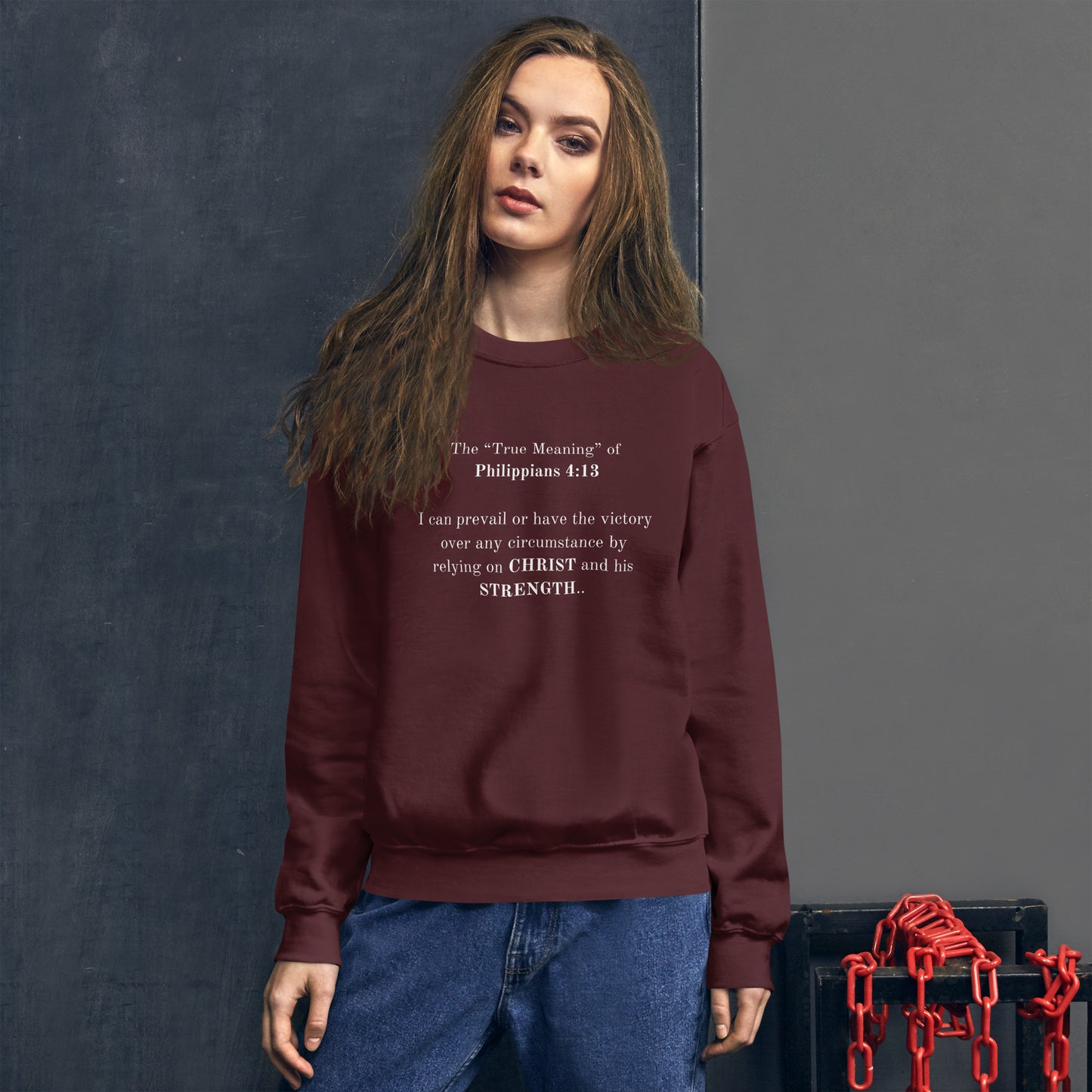 Phil4:13Wh- Sweatshirt