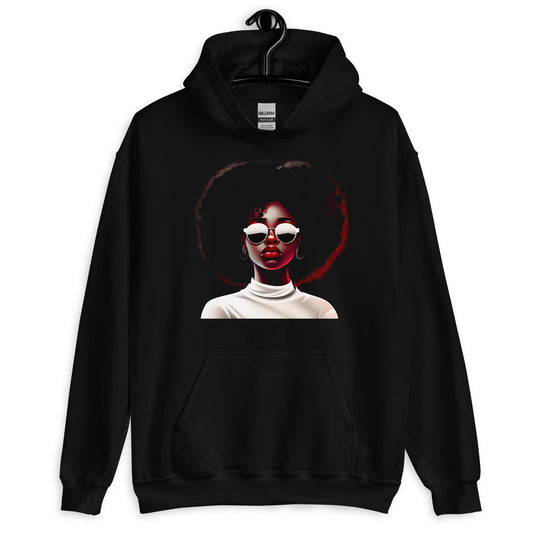 Power Of The AFRO/White -  Hoodie
