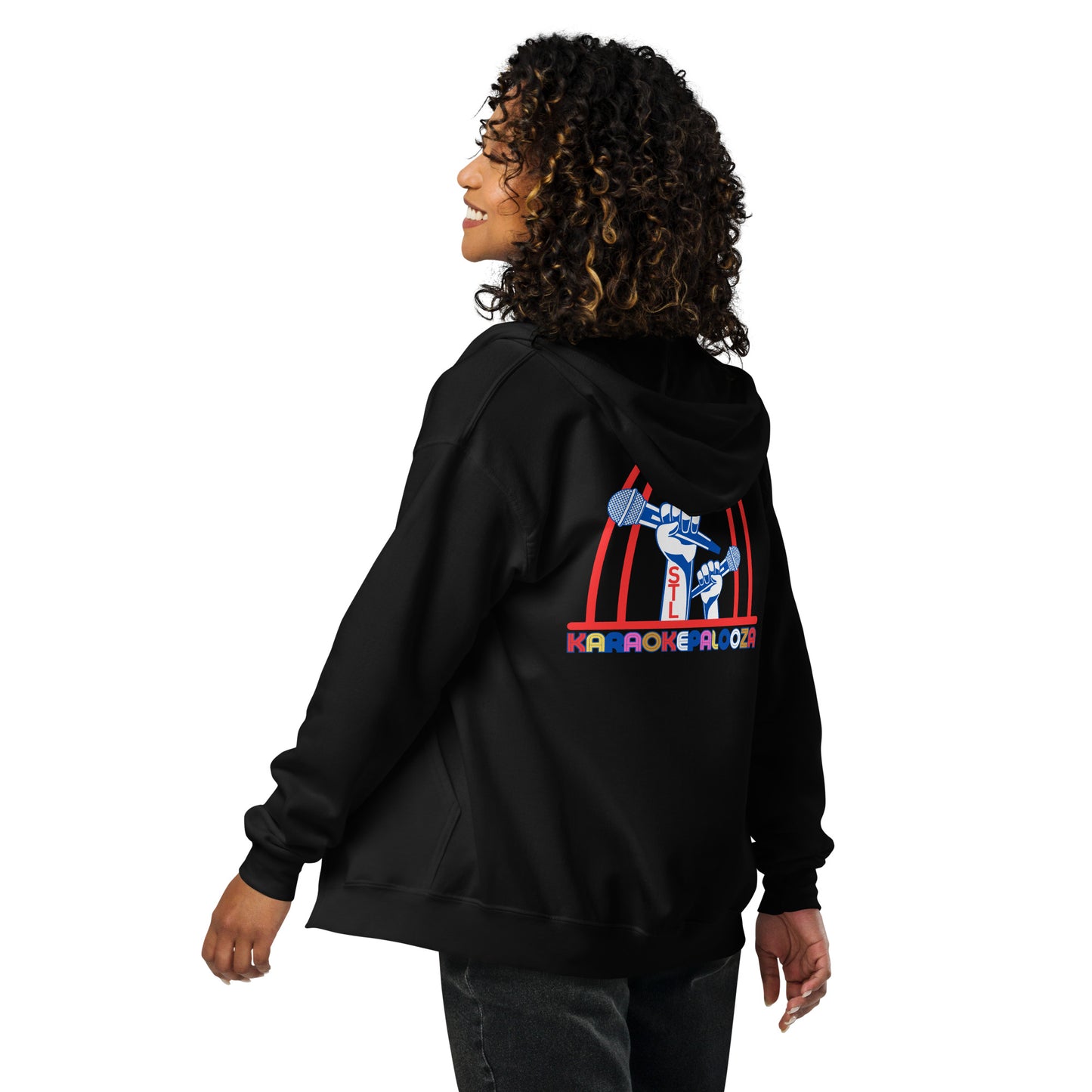 Karaokepalooza heavy blend zip hoodie