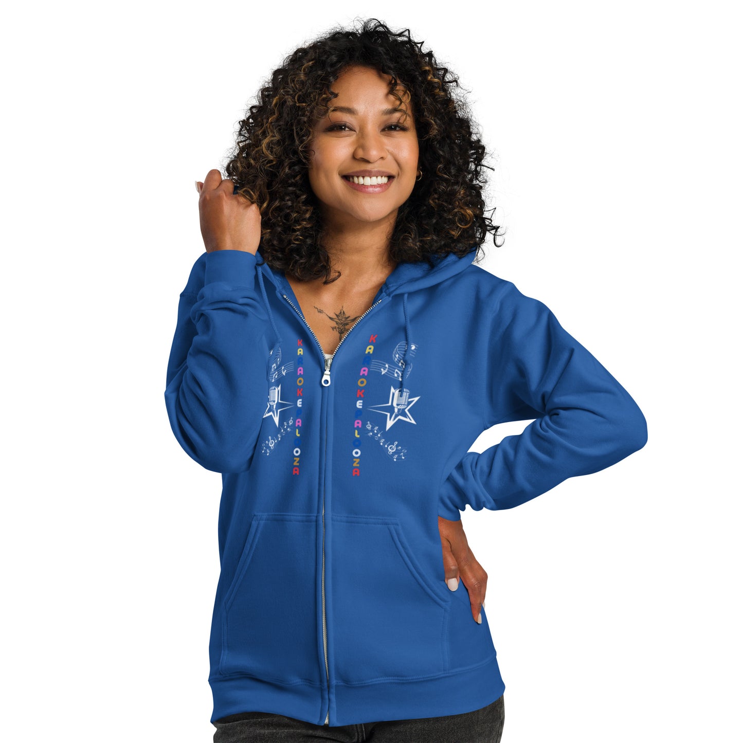 Karaokepalooza heavy blend zip hoodie