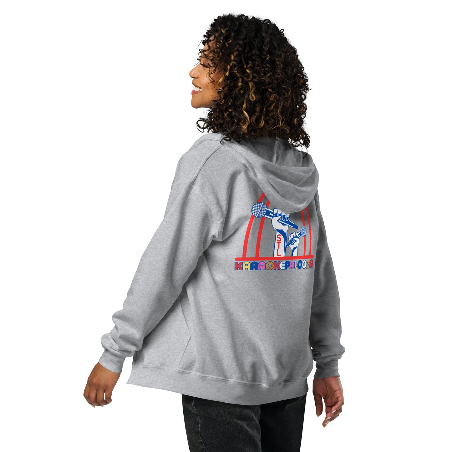 Karaokepalooza heavy blend zip hoodie