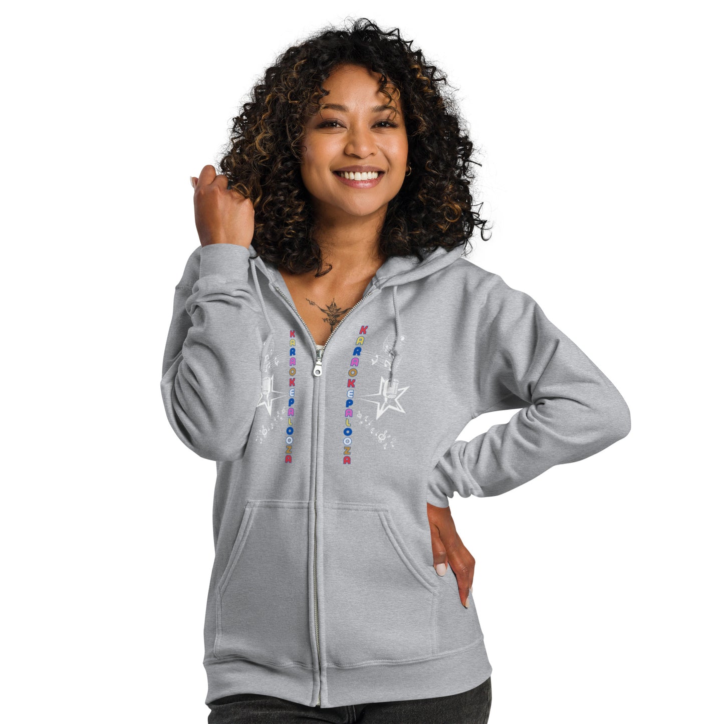 Karaokepalooza heavy blend zip hoodie